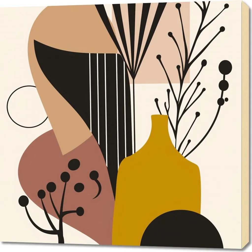 Image 90 x 90 cm Collage Motif pour Habiller un Mur Vide sans Travaux