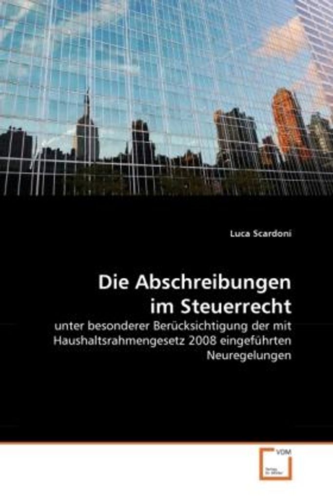 Scardoni, L: Abschreibungen im Steuerrecht