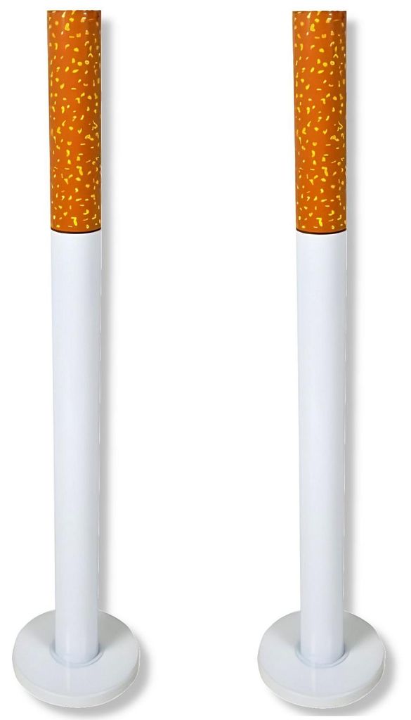 2x Standaschenbecher in Zigarettenform - 72 cm - Produktbild 