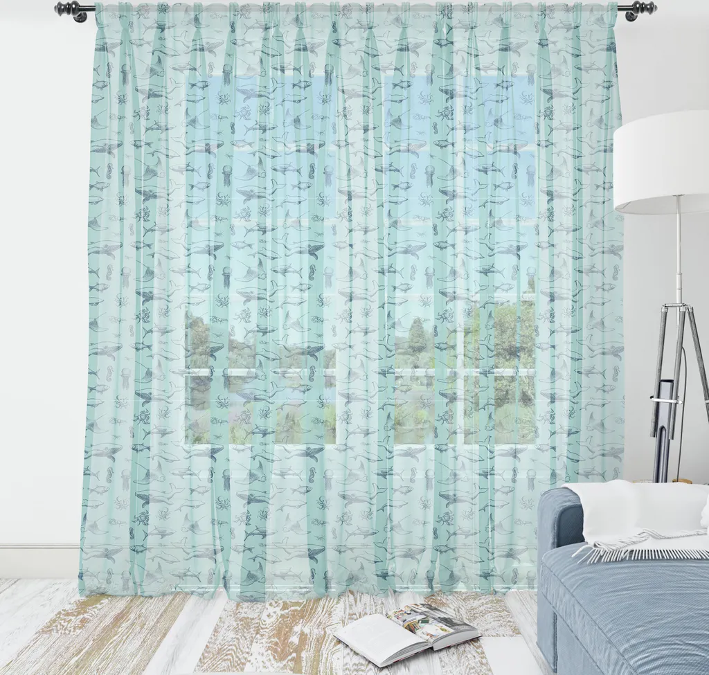 Vintage Marine Tapestry ABAKUHAUS 240x274 - Blu e Schiuma di Mare