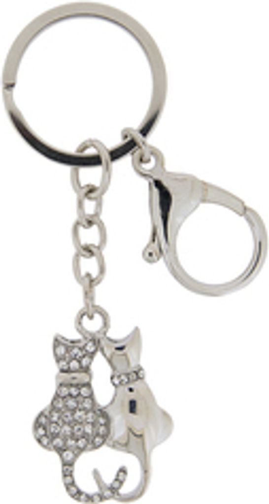 Casablanca Cats Katze Schlüsselanhänger aus Metall