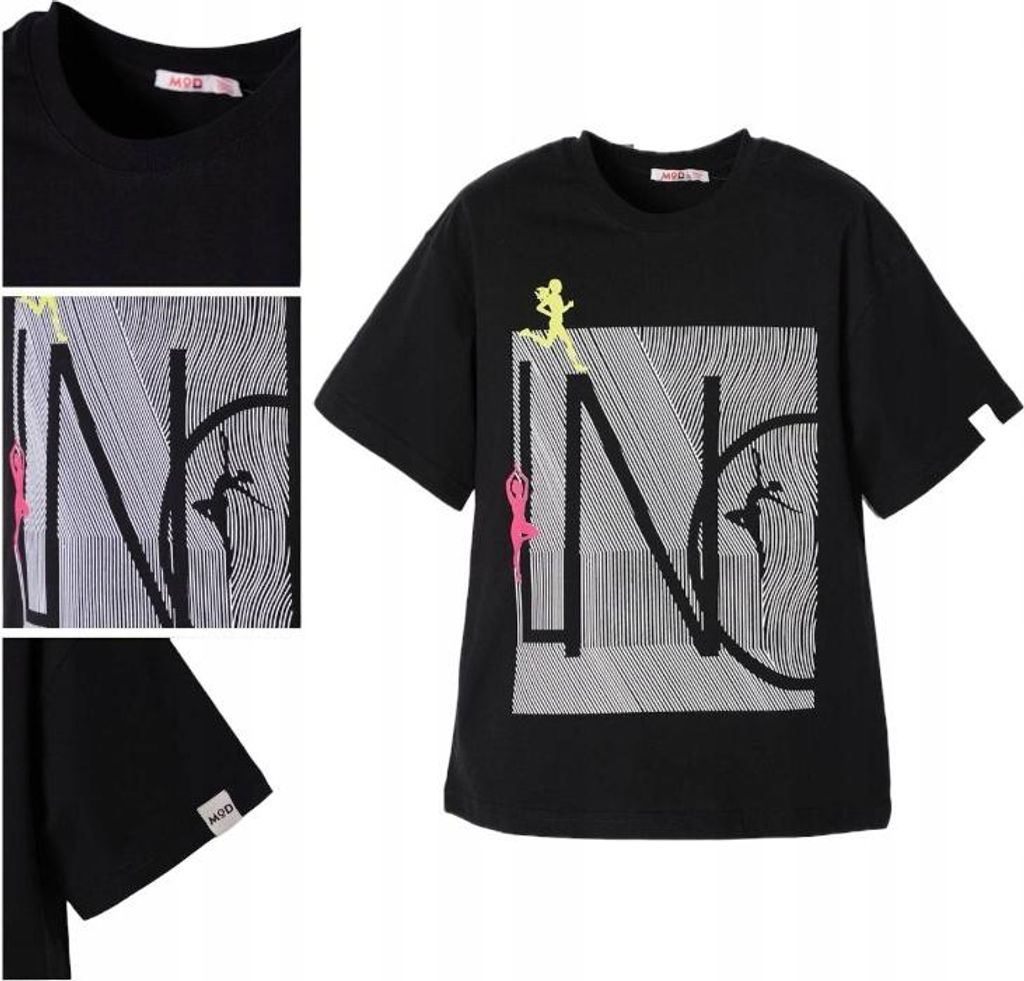 Mädchen T-Shirt POSTPONED SUCCESS - Schwarz - 100% Baumwolle - Atmungsaktiv und bequem Größe 152, Alter 12 Jahre