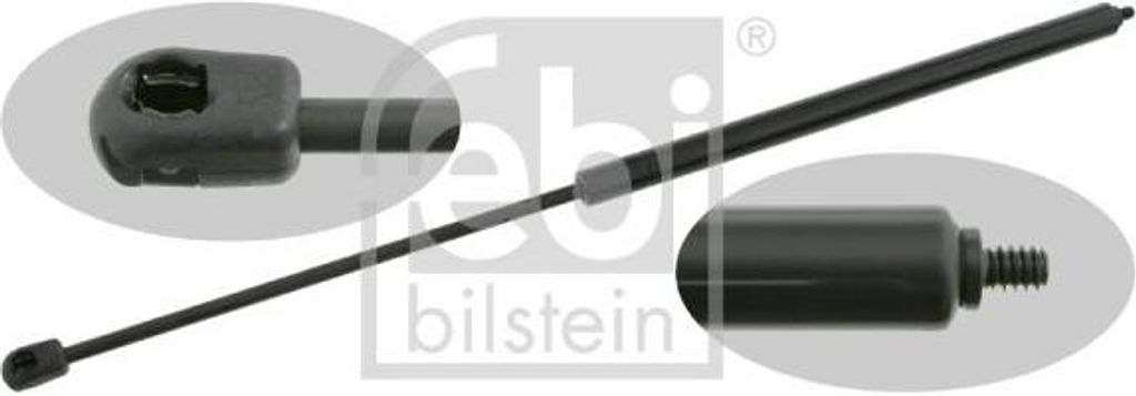 FEBI BILSTEIN 24739 Gasdruckdämpfer, Motorhaube OE A2038800029 kompatibel mit C-Klasse, CLC-Klasse, CLK