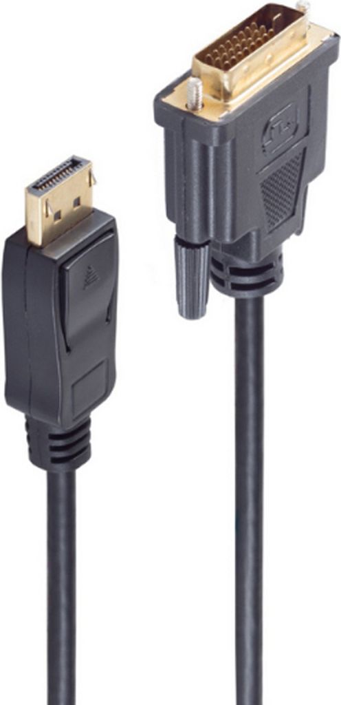 shiverpeaks BASIC-S Displayport - DVI-D 24+1 Kabel 5,0 m schwarz