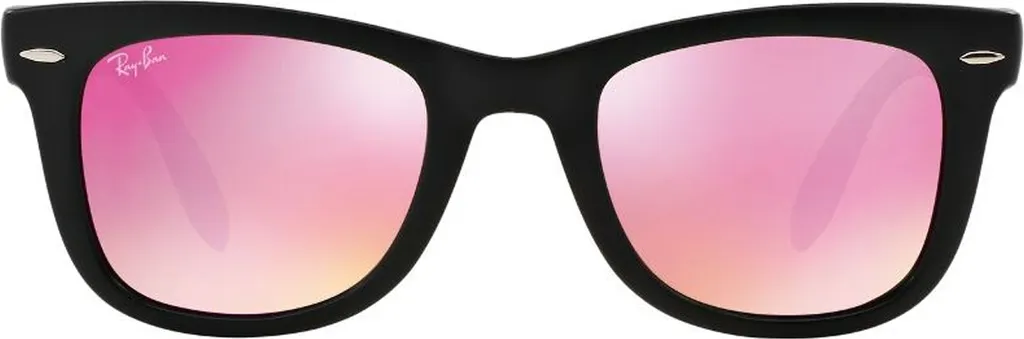 Ray-Ban RB4105 601S4T 50 Wayfarer Pliables : Design Noir Mat Compact