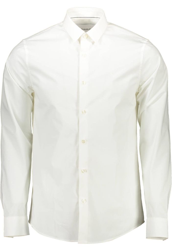 Elegantes Slim-Fit Herrenhemd in Weiß mit italienischem Kragen