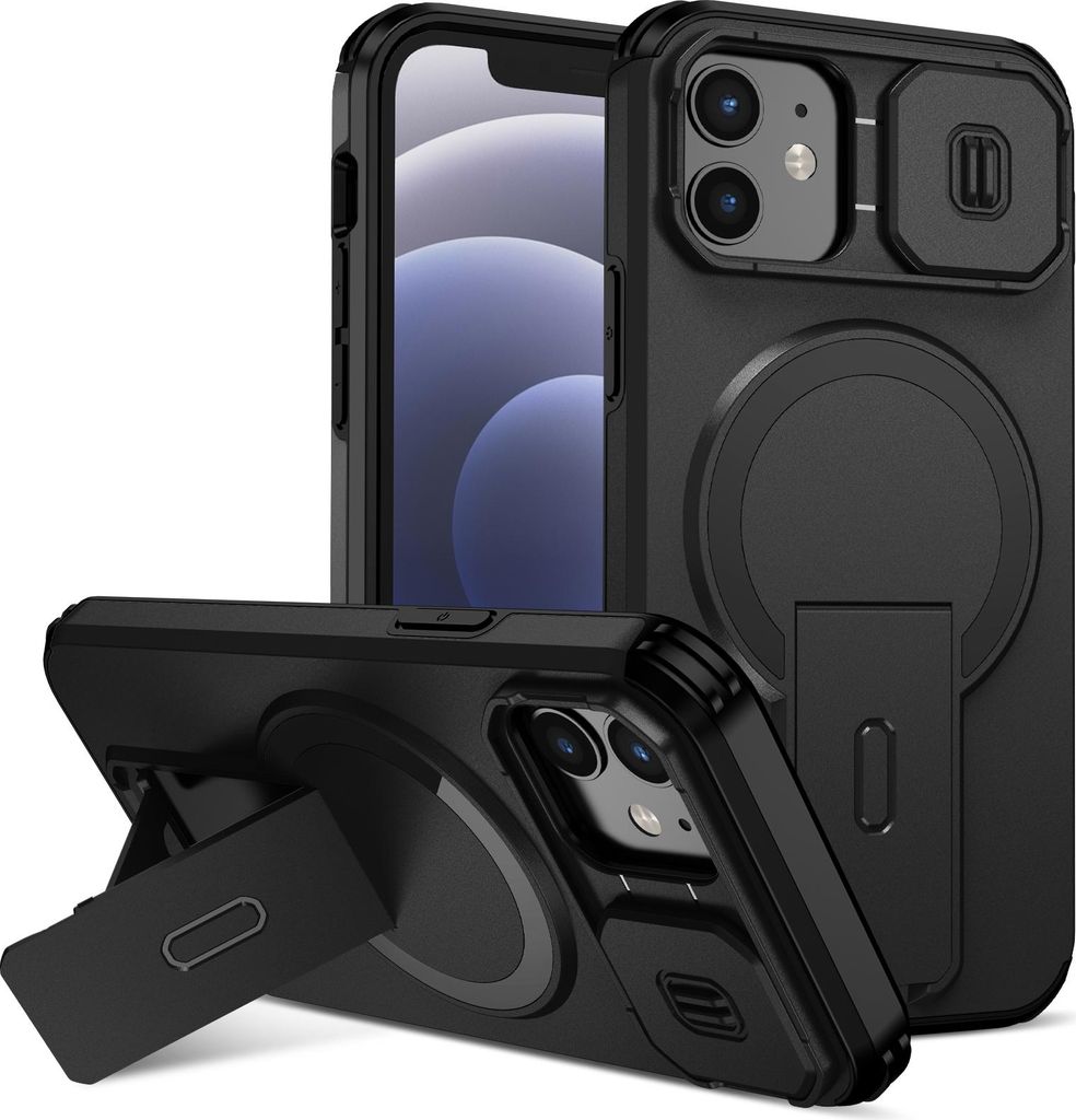 Magnetisch Hülle für iPhone 12/iPhone 12 Pro, Dual Layer Produktbild 