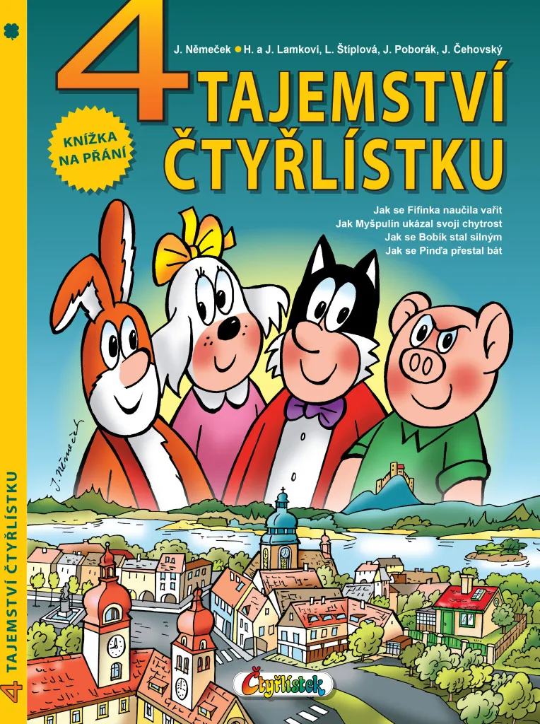 Livre Enfant 4 tajemství Čtyřlístku pour Apprendre et s'Amuser BD