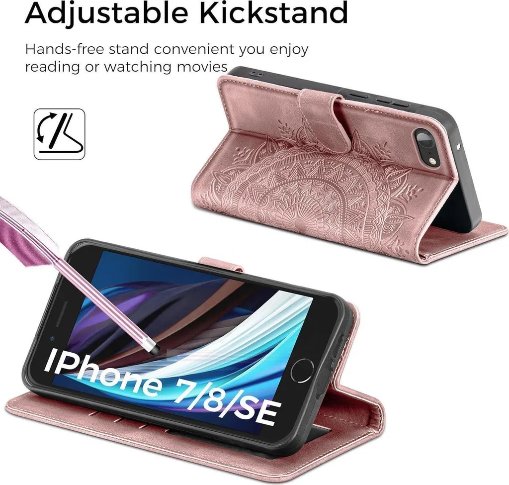 Dingshengk Nero Custodia in Pelle Flip Case Protettiva Cover Skin Wallet per Umidigi Z2 / Z2 PRO