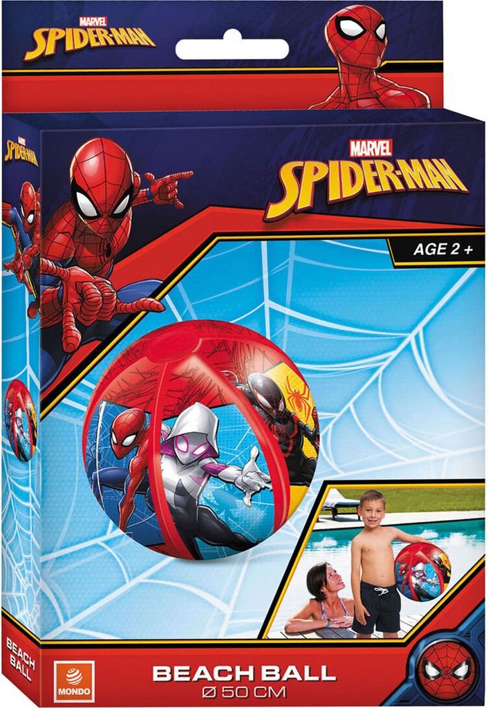 MONDO Strandball 50cm Spiderman 169290