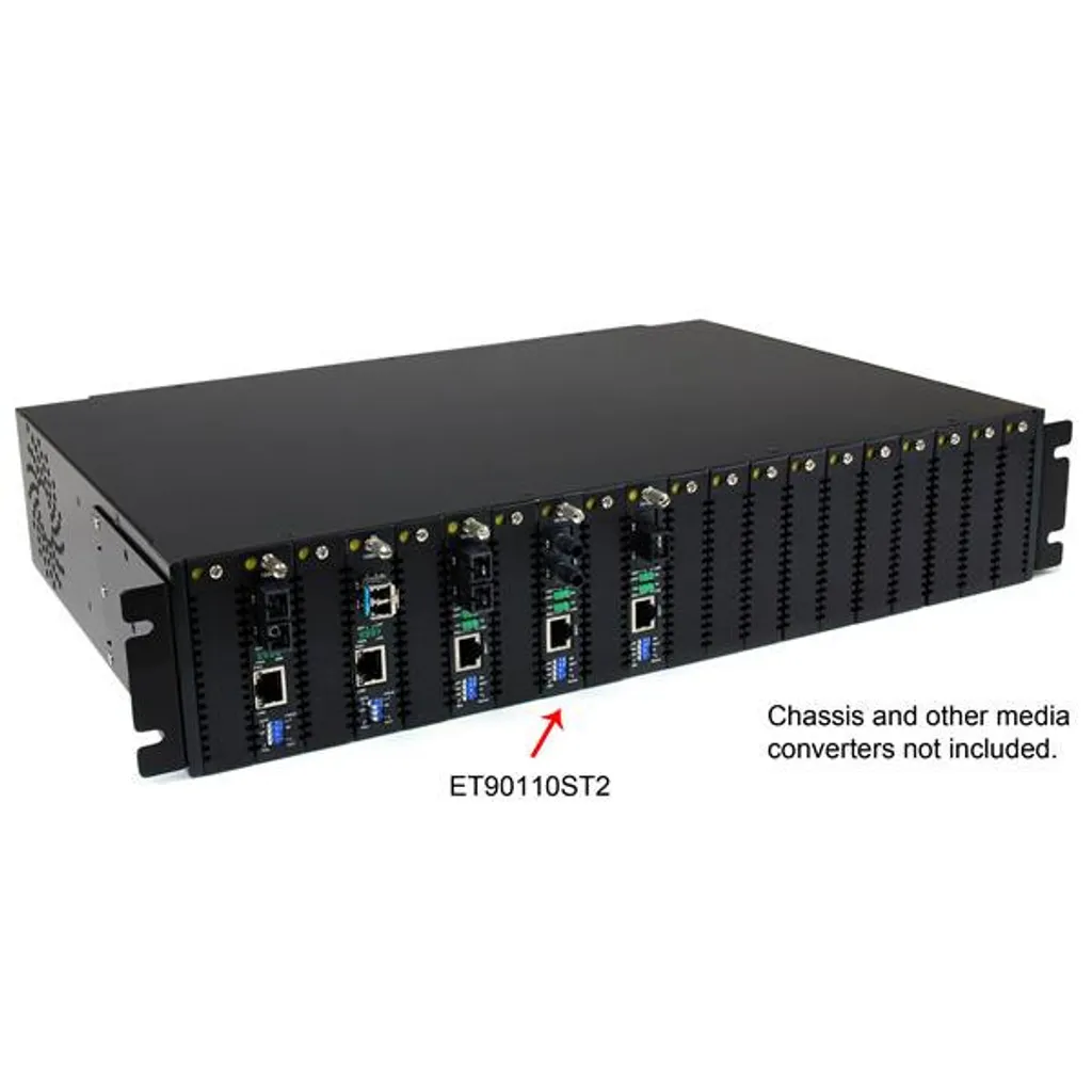 StarTech.com Convertisseur de Média Fibre ST 10/100 Mbps Multimode 2km