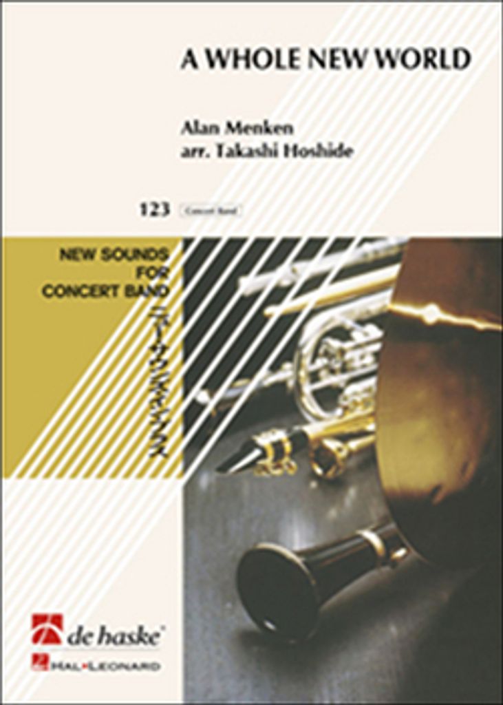 Alan Menken, A Whole New World Concert Band/Harmonie Partitur + Stimmen
