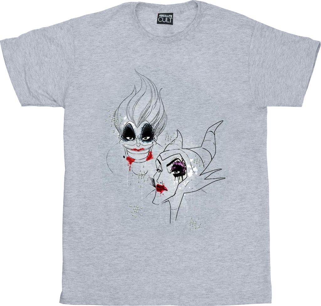 Disney - "Wicked Women" T-Shirt für Herren BI18527 (3XL) (Grau)