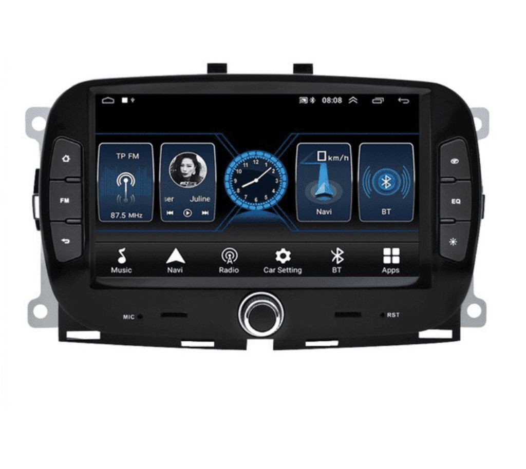 PODOFO 7" Autorádio pro Fiat 500 2016-2019 Android s GPS Obrázek produktu 