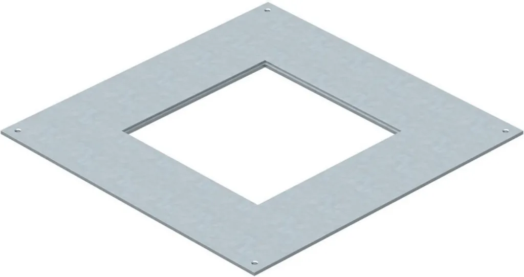Plaque de montage OBO Bettermann 250-2 pour boîtiers GES4 et DUG