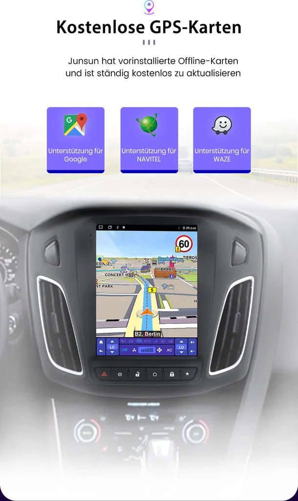 GPS Android Ford Focus III 2012-2018 WiFi Bluetooth pour Navigation - 16
