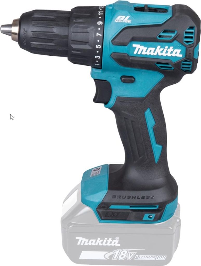 Makita DHP490Z Akku Schlag Bohrschrauber 50/27 Nm Solo Bl 18V Li-Ion Lxt