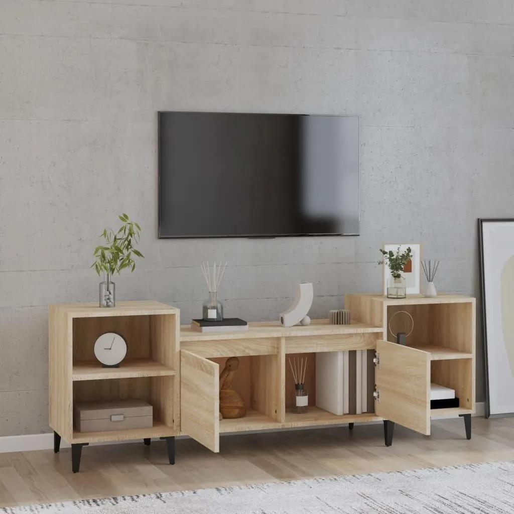 Offerta Mobile TV Maison Exclusive 160 cm Legno Rovere Sonoma Prezzo OK