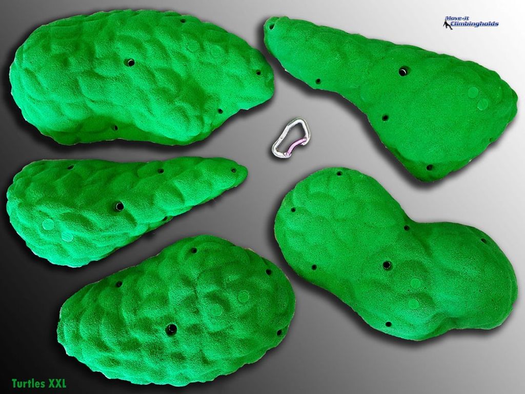 Klettergriffe Turtles XXL Move-it-Climbingholds,weiß