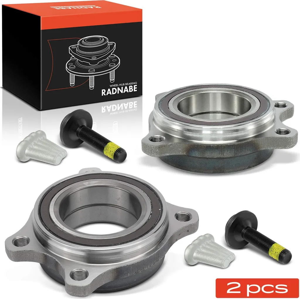Kit Roulement Moyeu de Roue Avant pour Réparation Audi A4 A5 A6 VW Touareg
