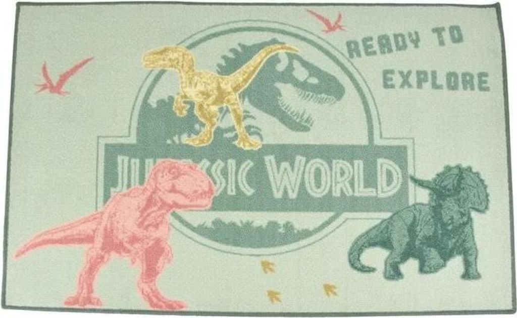 Fun House Jurassic World Dinosaurier Teppich 120x80 cm