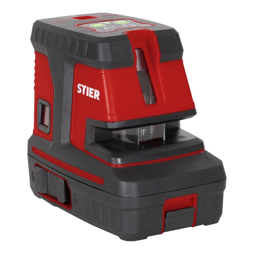 STIER Kreuzlinienlaser 150° x 130° mit 5 Lotpunkten, grün Produktbild 