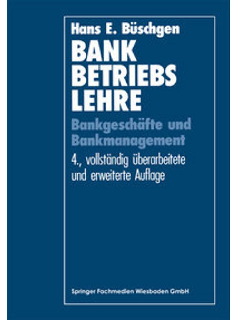 Bankbetriebslehre