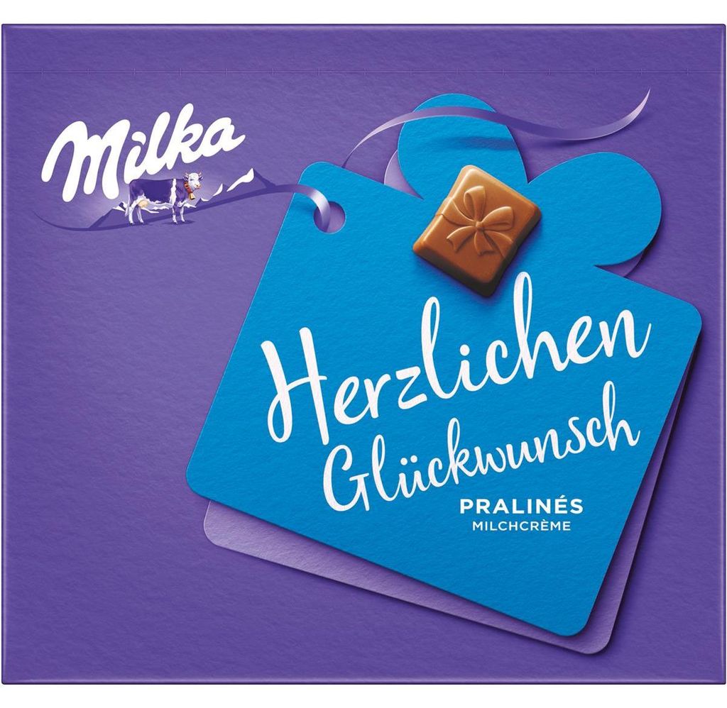 Milka 284041 Milka Happy Birthday Pralinen 110,0 g Productafbeelding 