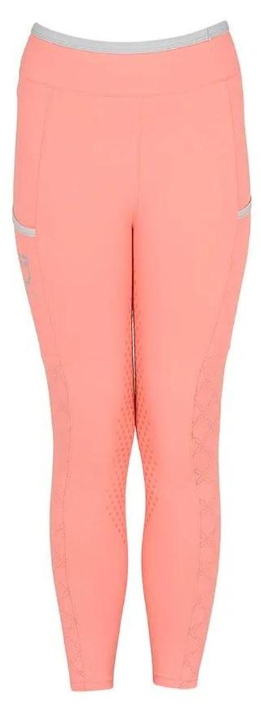 Equestro Perforated Hybrid Training Juniorleggings Rosa 12 Years Mädchen Rosa 12 Years