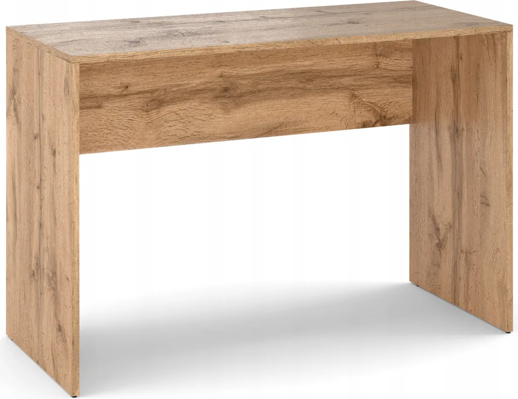 Bureau Scolaire 120 cm Droit Table Classique Coloris Chêne Wotan - Ronny