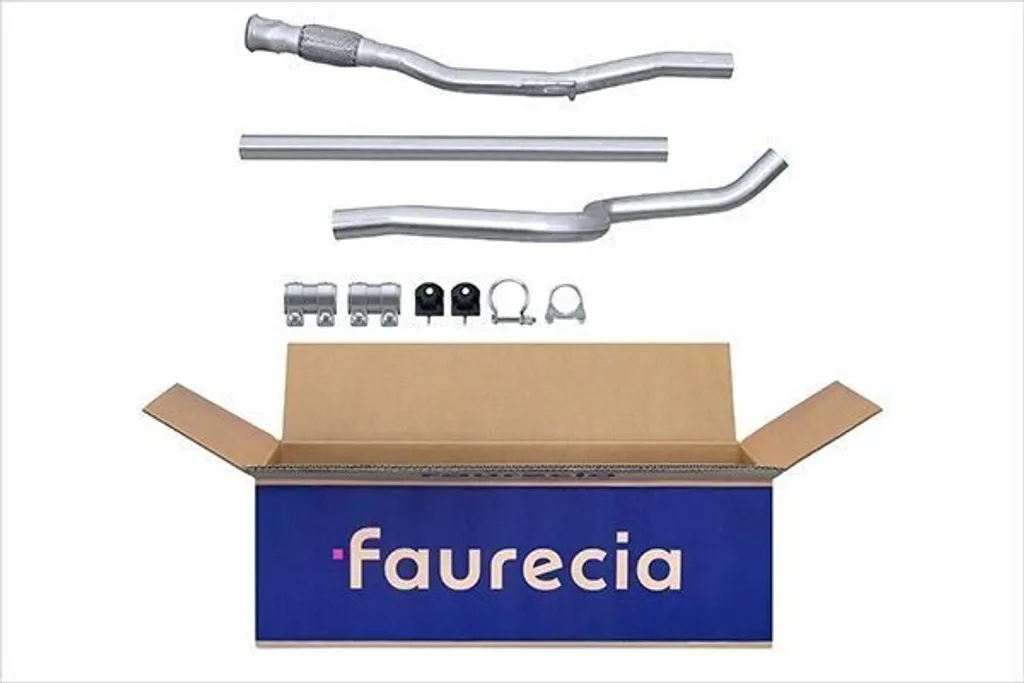 Tube Échappement Central HELLA 8LA 366 001-611 Acier Haute Qualité