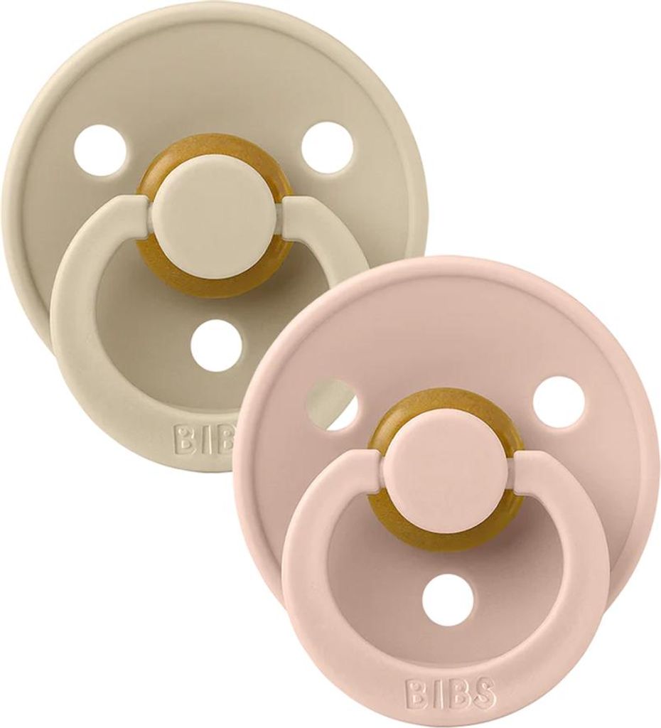 BIBS Colour dudlíky z přírodního kaučuku 2 ks vel. 1 Obrázek produktu 