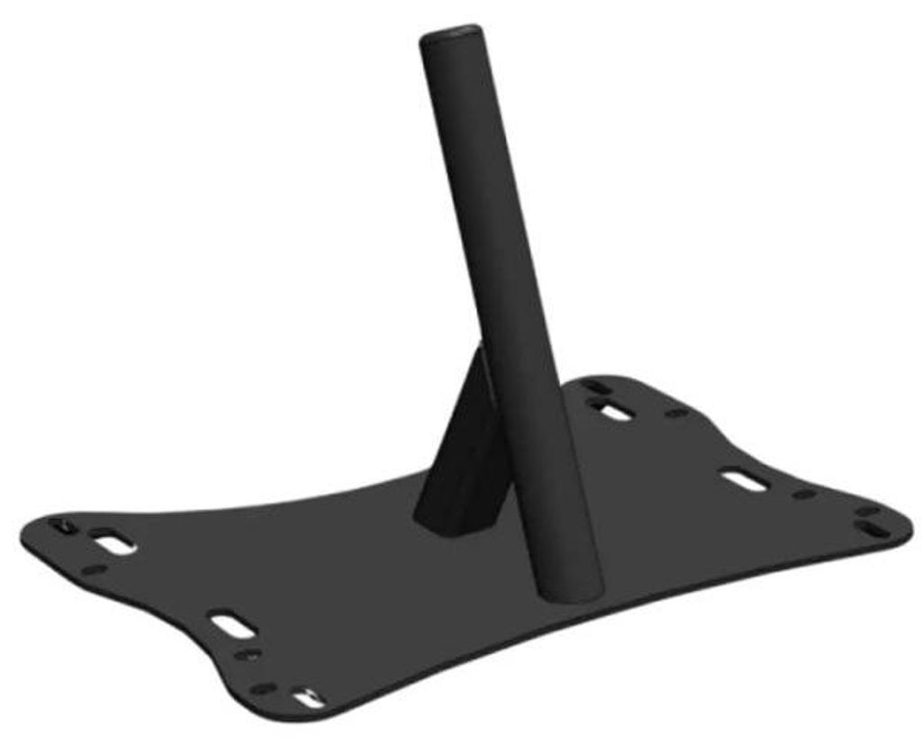 Steco Adapter für Lastenfahrrad-Vordersitz mattschwarz