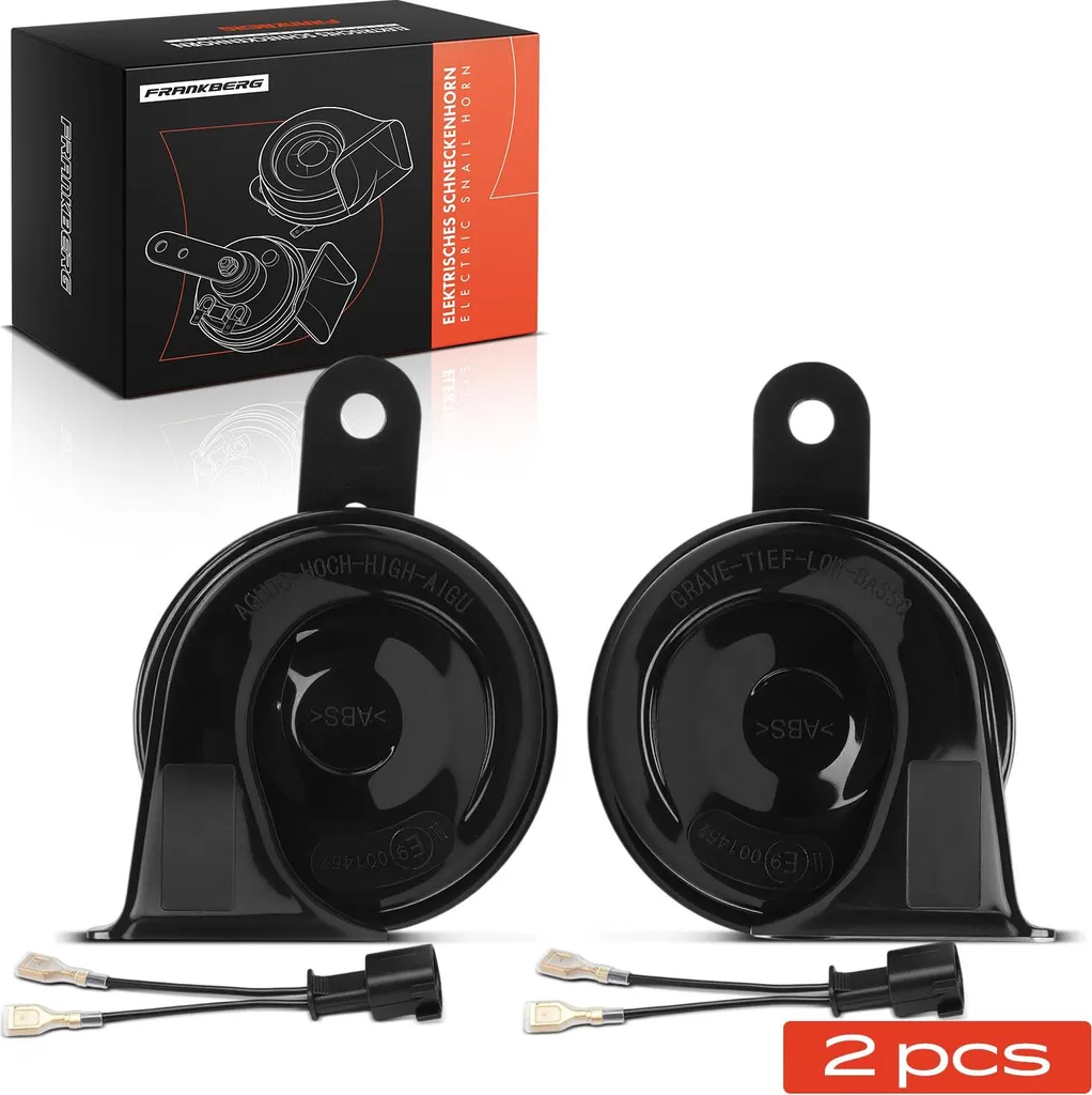 Frankberg 2x Klaxon à Disque pour Chevrolet Captiva Spark Aveo Trax