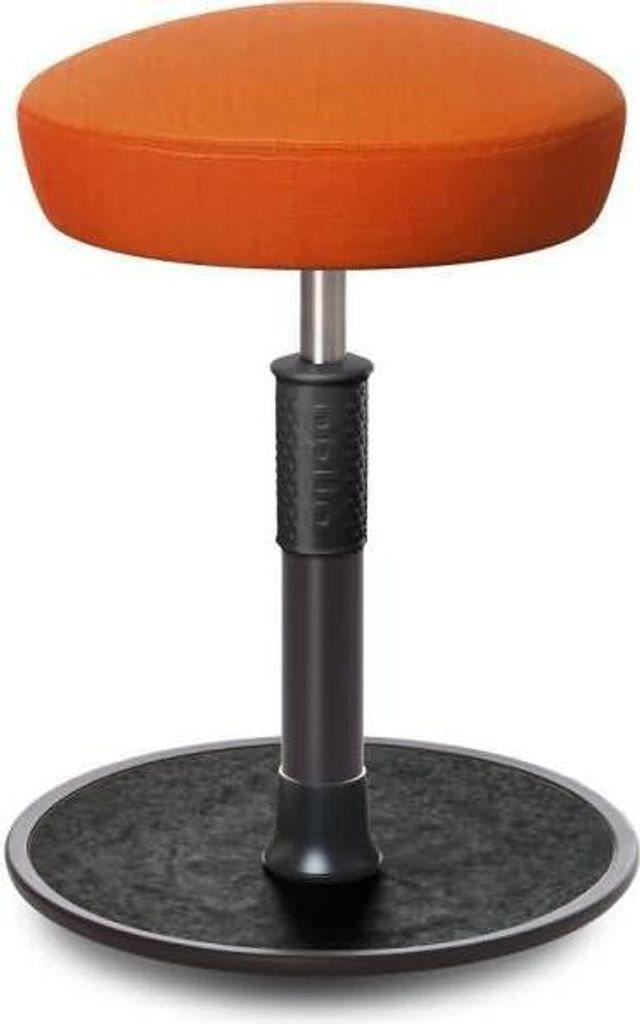 Sitz- Stehhocker Free Regular Hutsitz kvadrat Remix Orange schwarz /schwarz.