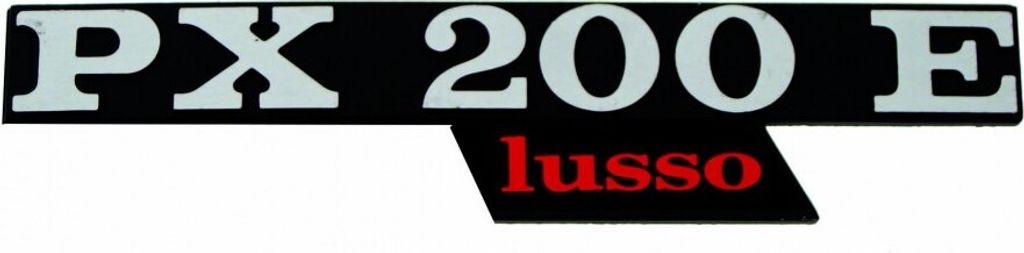 Emblem PX 200 E Lusso RMS Seitenhaube 105 mm für Vespa PX Produktbild 