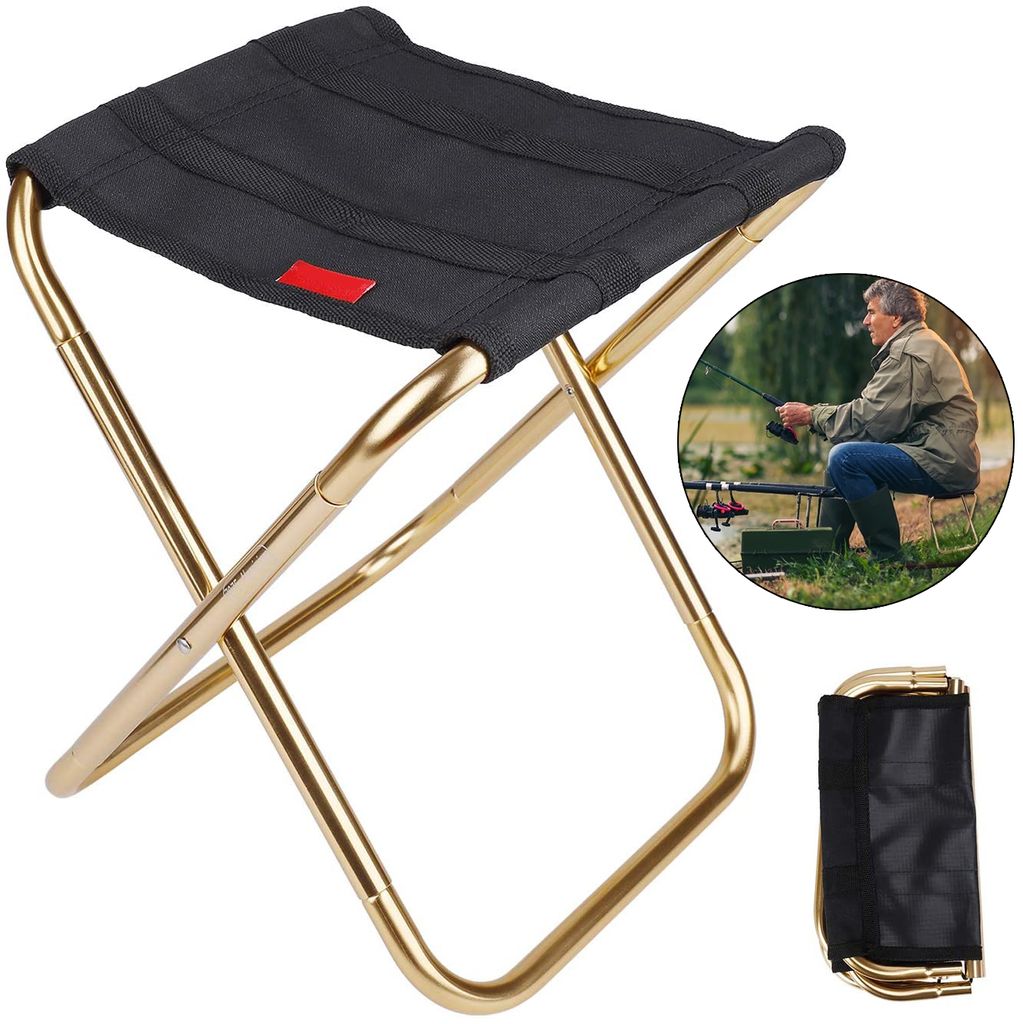 Outdoor Camping Faltbarer Stuhl Tragbar Klappstuhl Wandern Picknick Hocker Sitz 