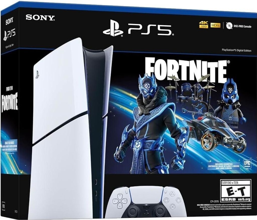 Sony Playstation 5 Digital Edition Slim + Fortnite Obrázek produktu 5