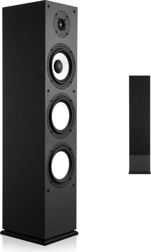 HiFi Standlautsprecher - 2-Wege-System - 16,5 cm Tieftöner - 2,5 cm Hochtöner - 200 W Spitzenleistung - 70 Hz–20 kHz - MDF-Gehäuse - 1 Stück