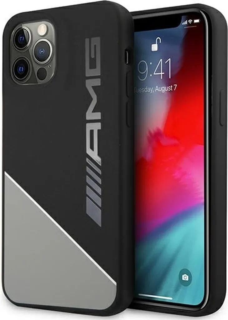 Cover iPhone 12 Pro AMG Grigio Bicolore - Accessorio Business Originale