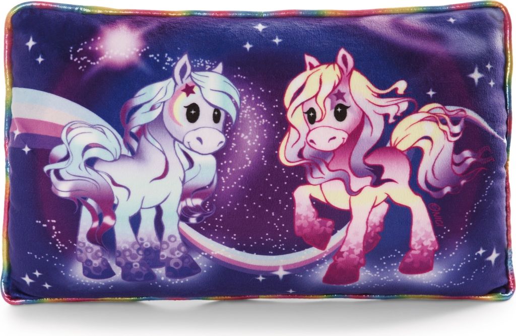 NICI Kopfkissen Pony Stars 43x25cm Produktbild 