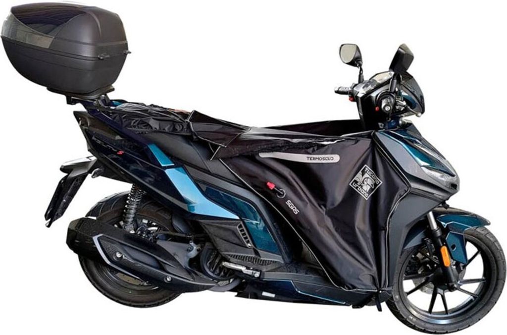 TUCANO URBANO R232 Thermoscud Beinschutz schwarz mit schwerem Nylon-Außenmaterial