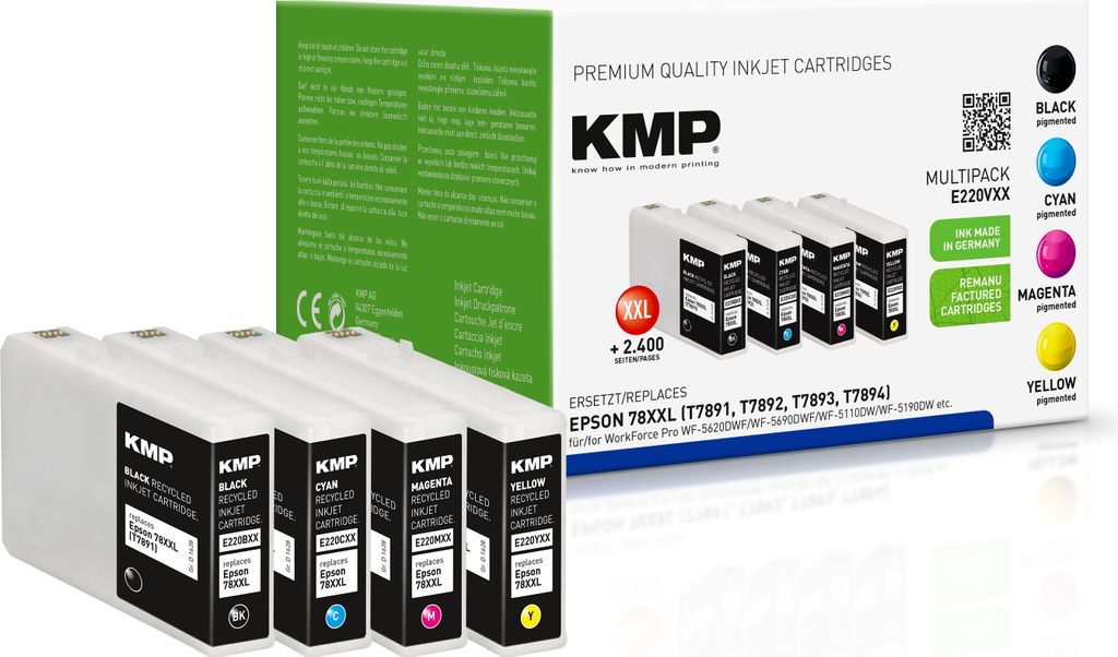 KMP Patrone Epson T7891 Multip. 4600 S. E220VXX remanufactured
