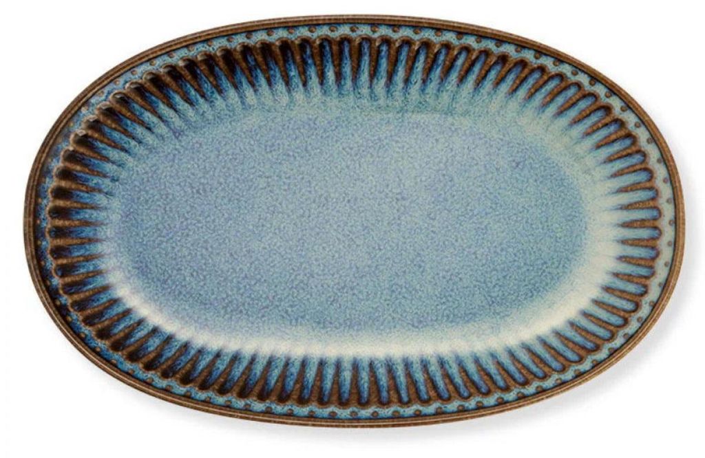 Greengate Plätzchenteller Alice Oval Oyster Blue (23cm) Produktbild 