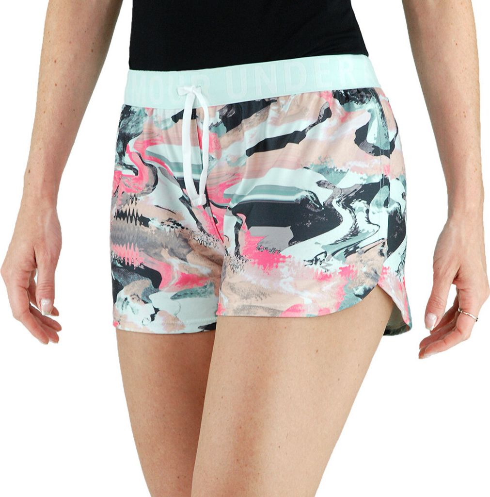 Shorts UNDER ARMOUR Play Up bedruckt Mint Mehrfarbig XXS