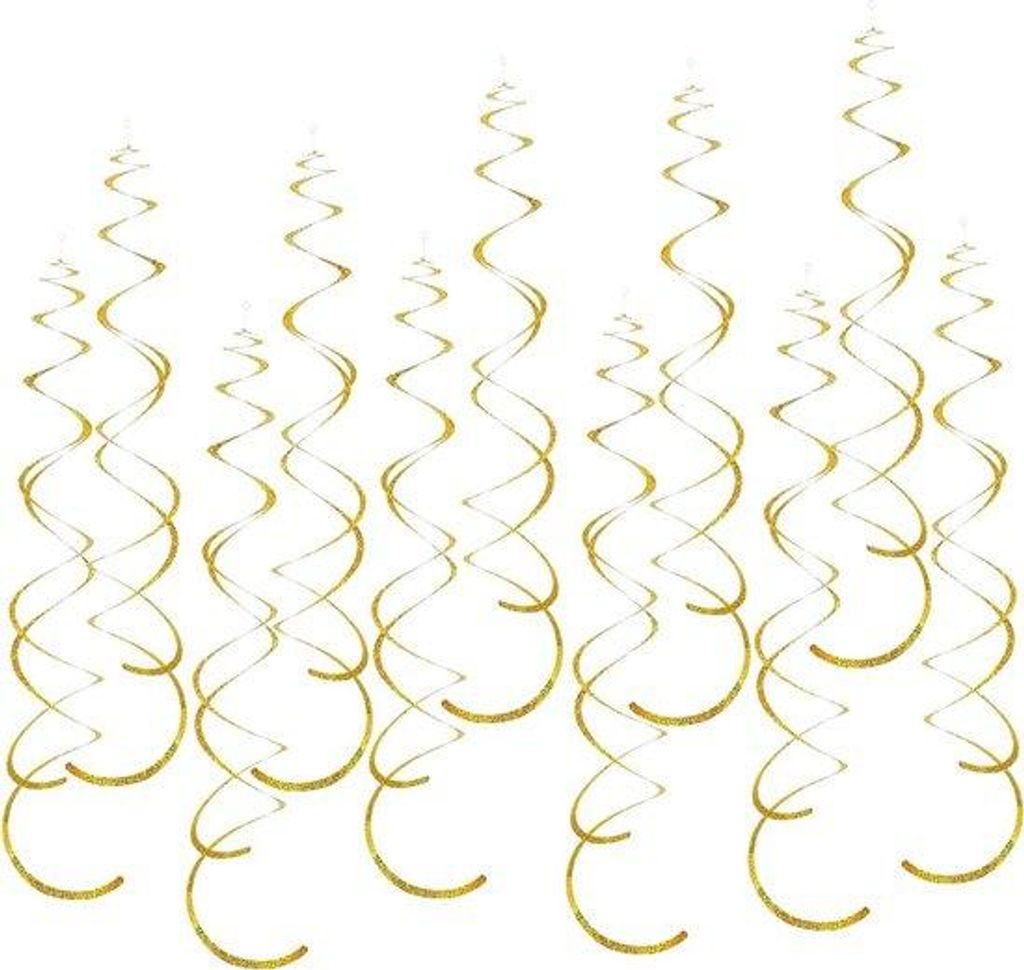 Spiralslinger Folie Wervel Dekoration 30 Stück