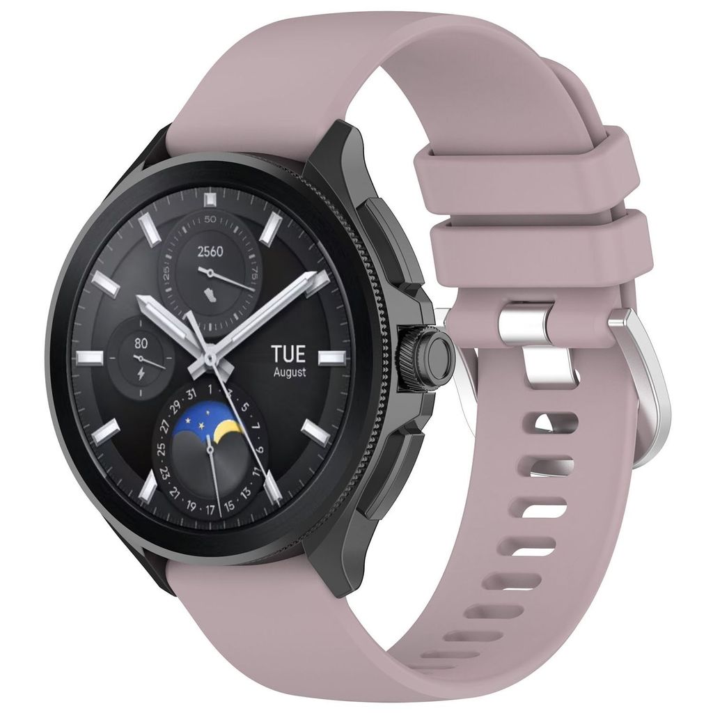 Für Xiaomi Watch S3 hochwertiges Silikon Armband Glänzende Oberfläche Lila Watch Ersatz Arm Band