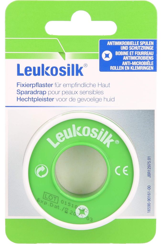 Leukosilk 1,25 cm x 5 m Fixierpflaster für empfindliche Produktbild 