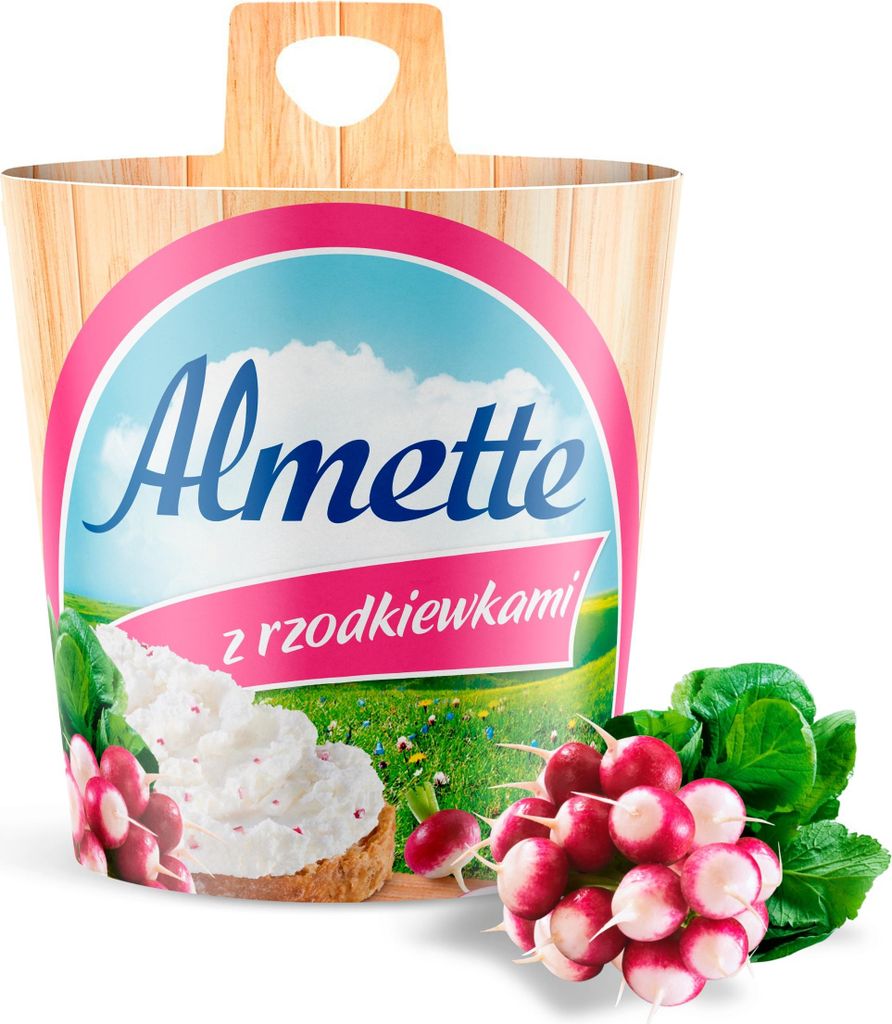 Serek Almette twarogowy z rzodkiewką 150 g Zdjęcie produktu 