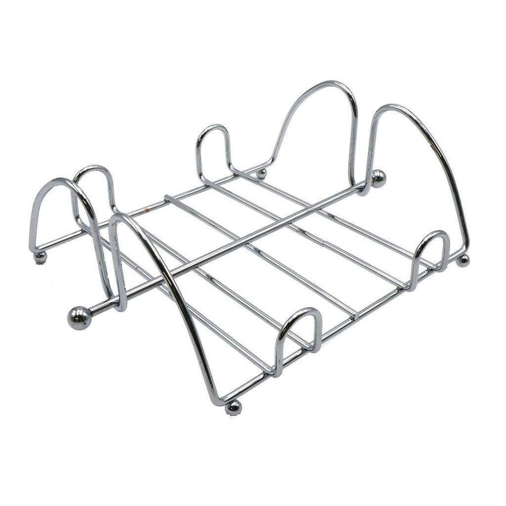 Serviettenhalter mit Beschwerer Metall 18,5 x 18,5 x 6 cm Serviettenspender Quadratisch Serviettenständer Servietten Halter
